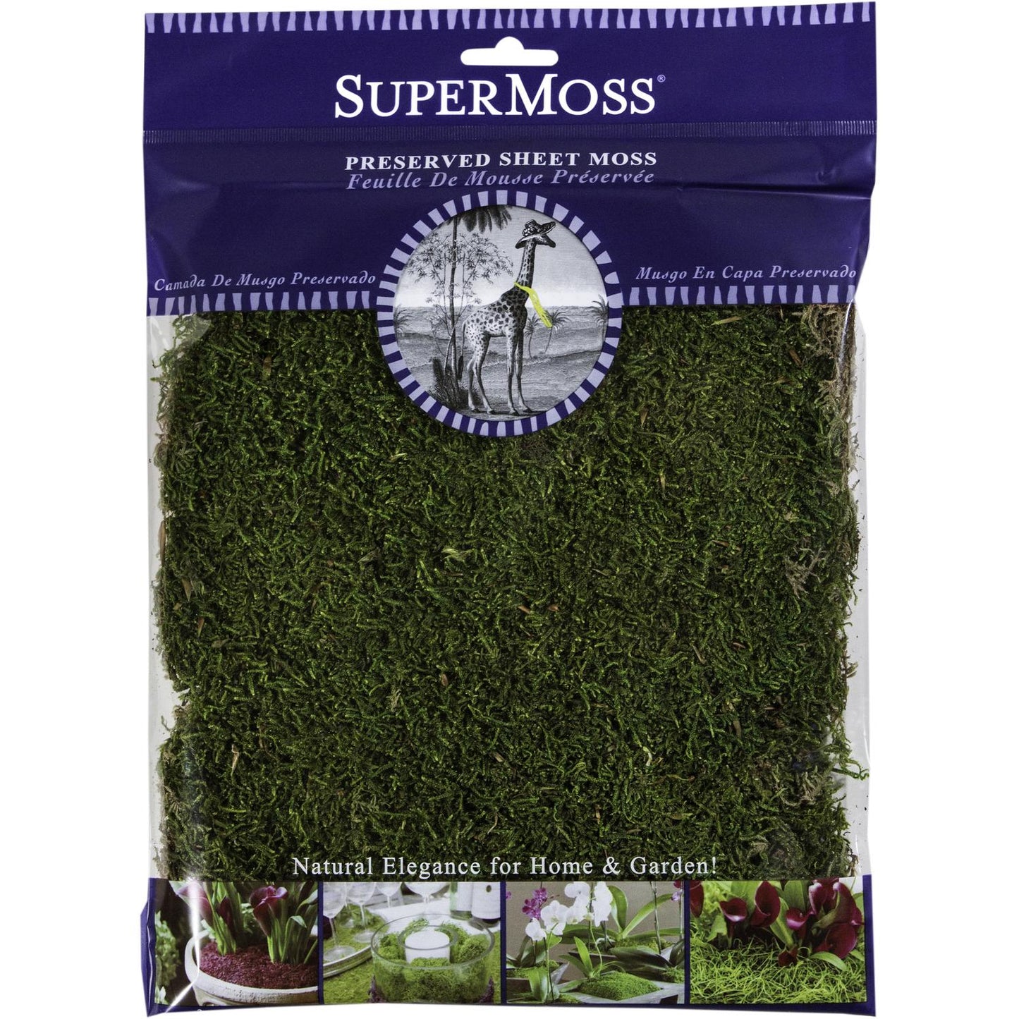  SuperMoss Green Sheet Moss 80.75 Cu In