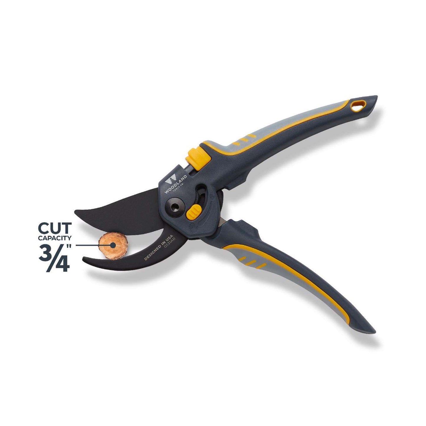  WOODLAND TOOLS Max Force High Carbon Steel Bypass Hand Pruner