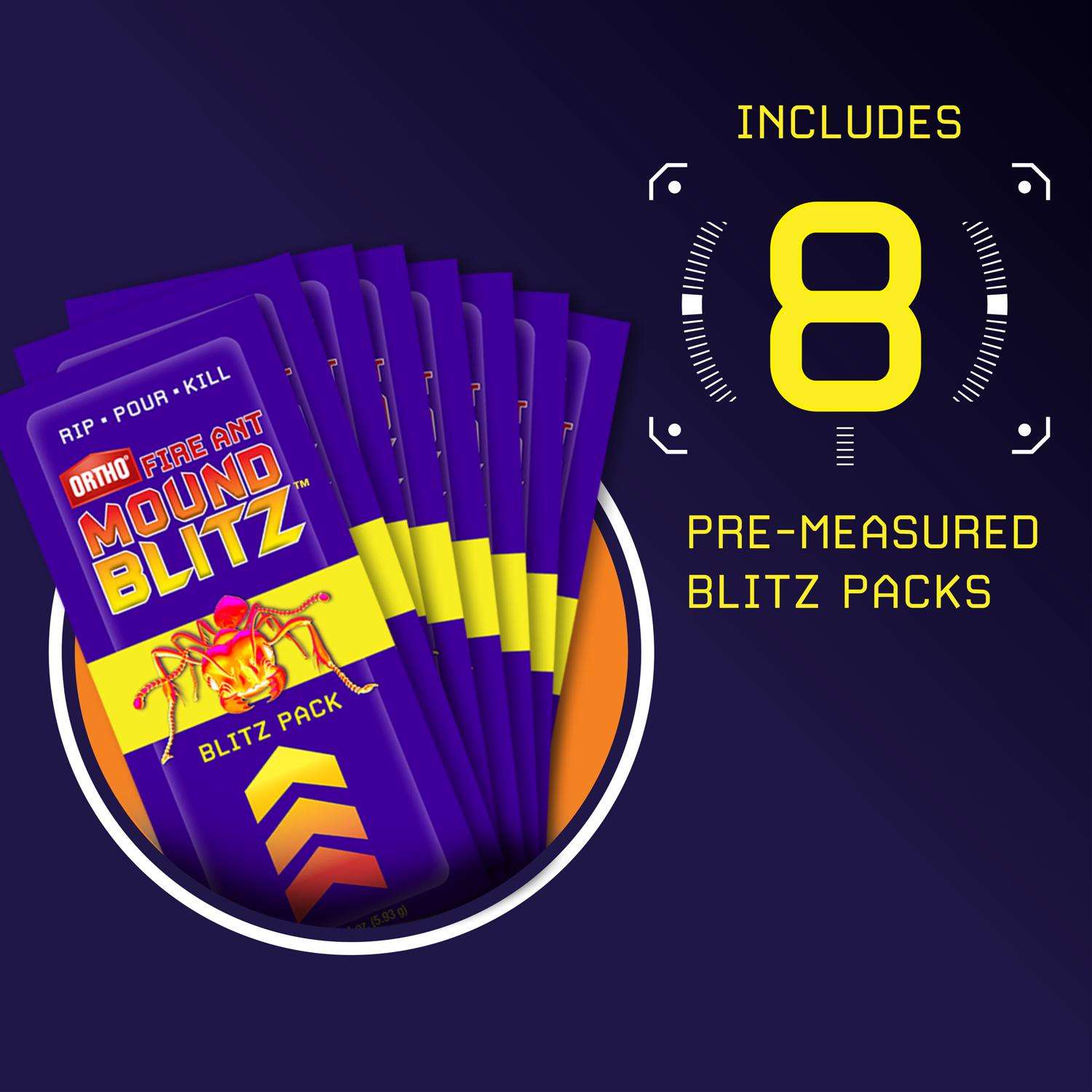  Ortho Fire Ant Mound Blitz Fire Ant Killer 8 Pk