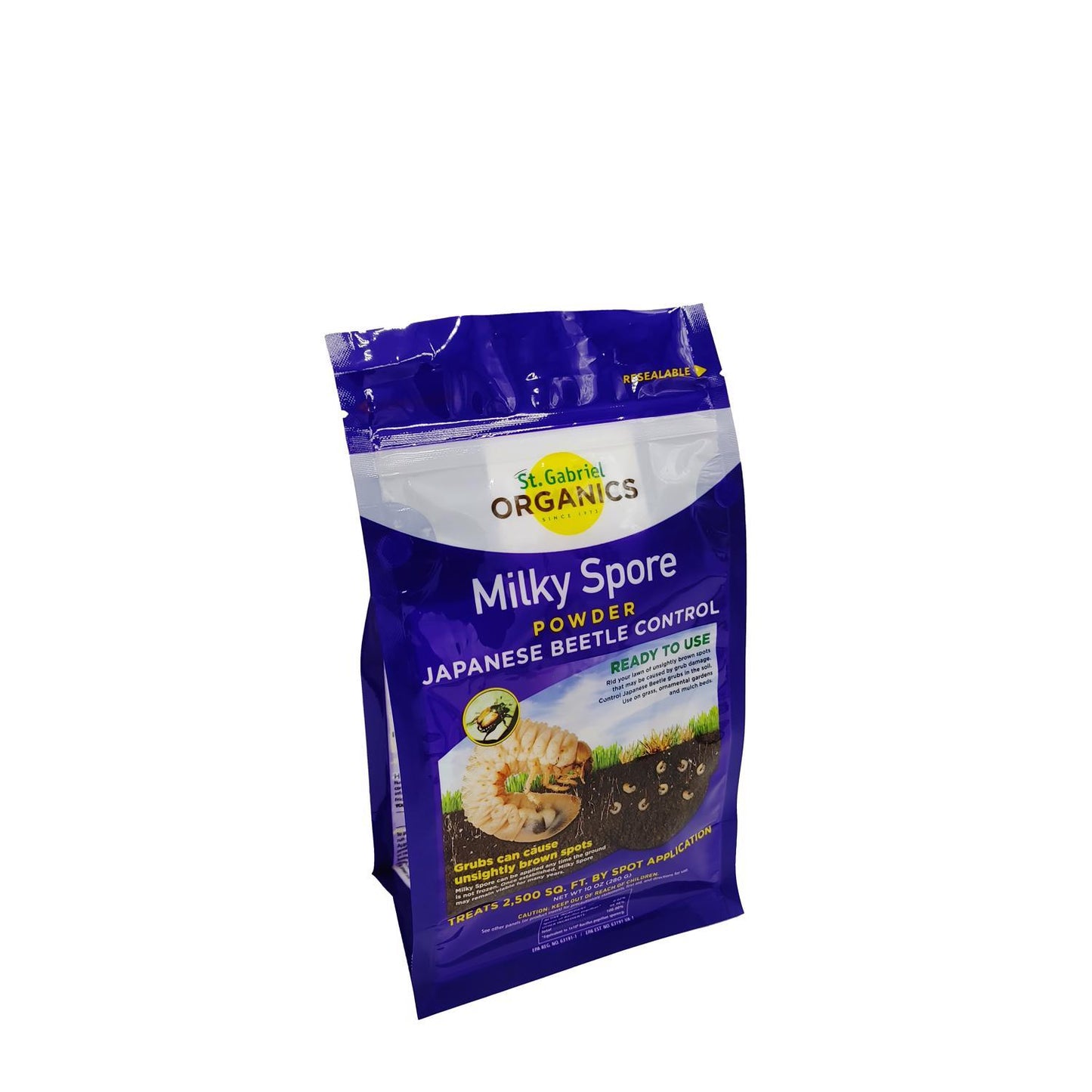  St. Gabriel Organics Milky Spore Organic Grub And Insect Control Powder 10 Oz