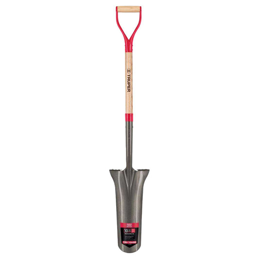  Truper Tru-Tough 48 In. Steel Round Drain Spade Wood Handle