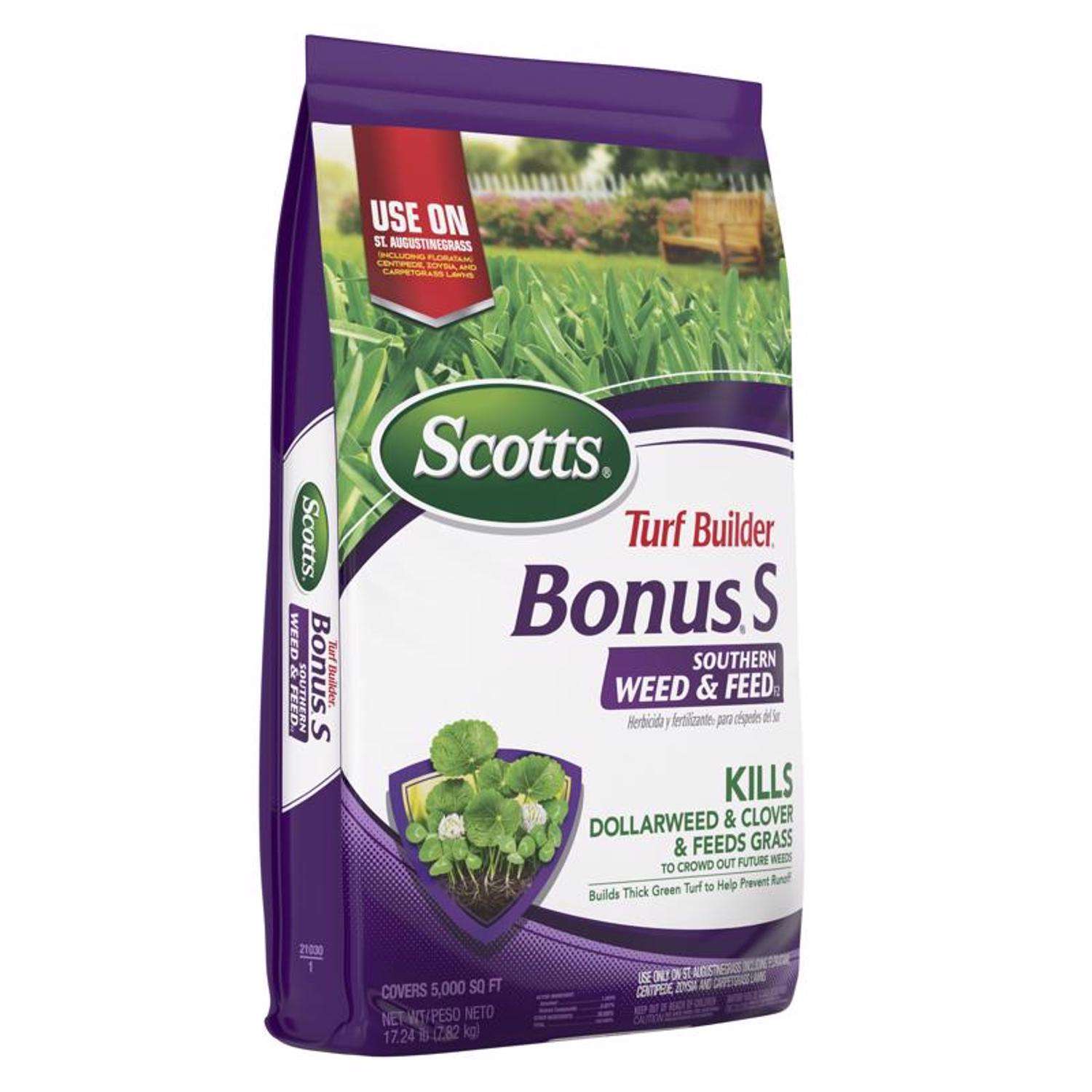 Scotts Turf Builder Bonus S Weed Killer Granules 17.24 Lb