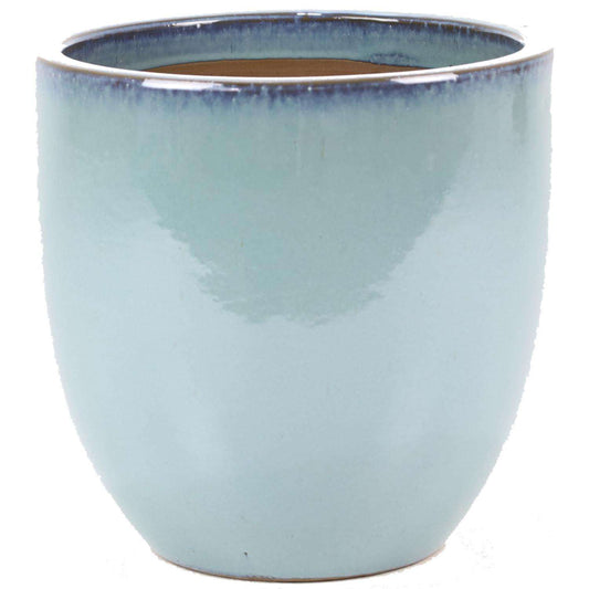  Deroma Koshi 15 In. H X 15 In. W X 15 In. D Ceramic Planter Turquoise
