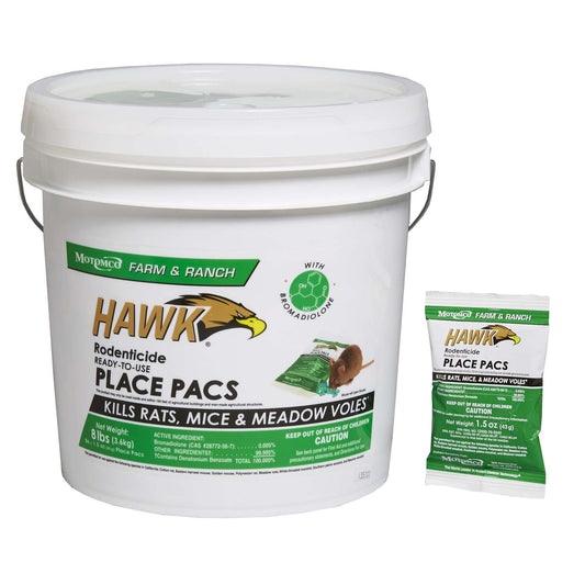  Motomco Hawk Toxic Bait Station Pellets For Mice And Rats 8 Lb