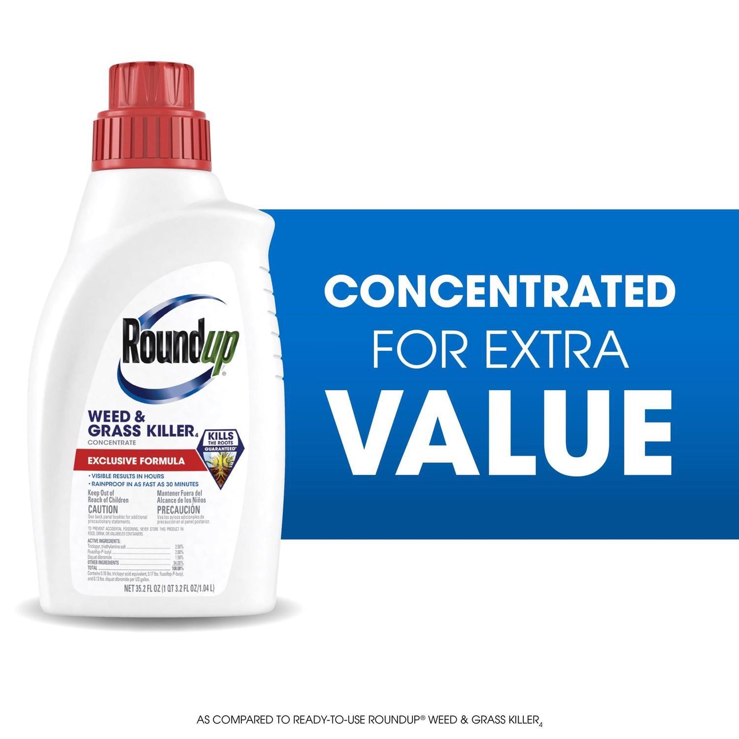  Roundup Weed And Grass Killer Concentrate 35.2 Oz