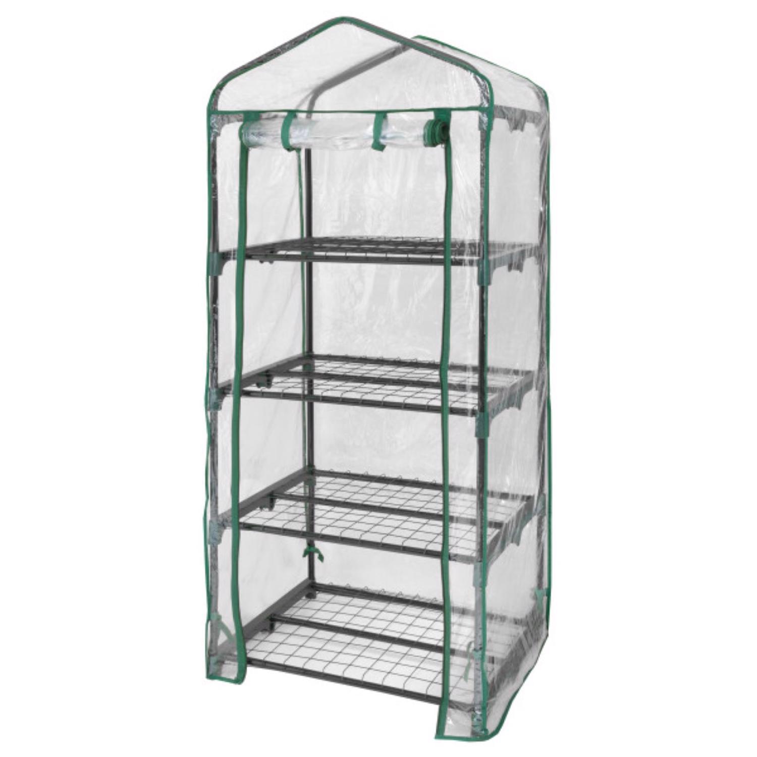 Miracle-Gro Clear 23 In. W X 17 In. D X 57 In. H Greenhouse
