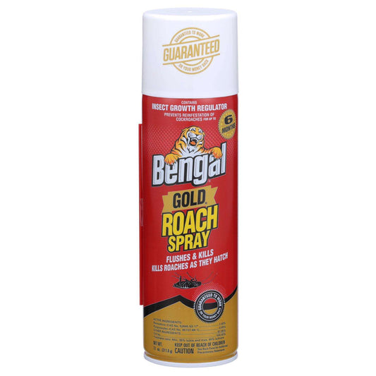  Bengal Gold Roach Spray Insect Killer Liquid 11 Oz
