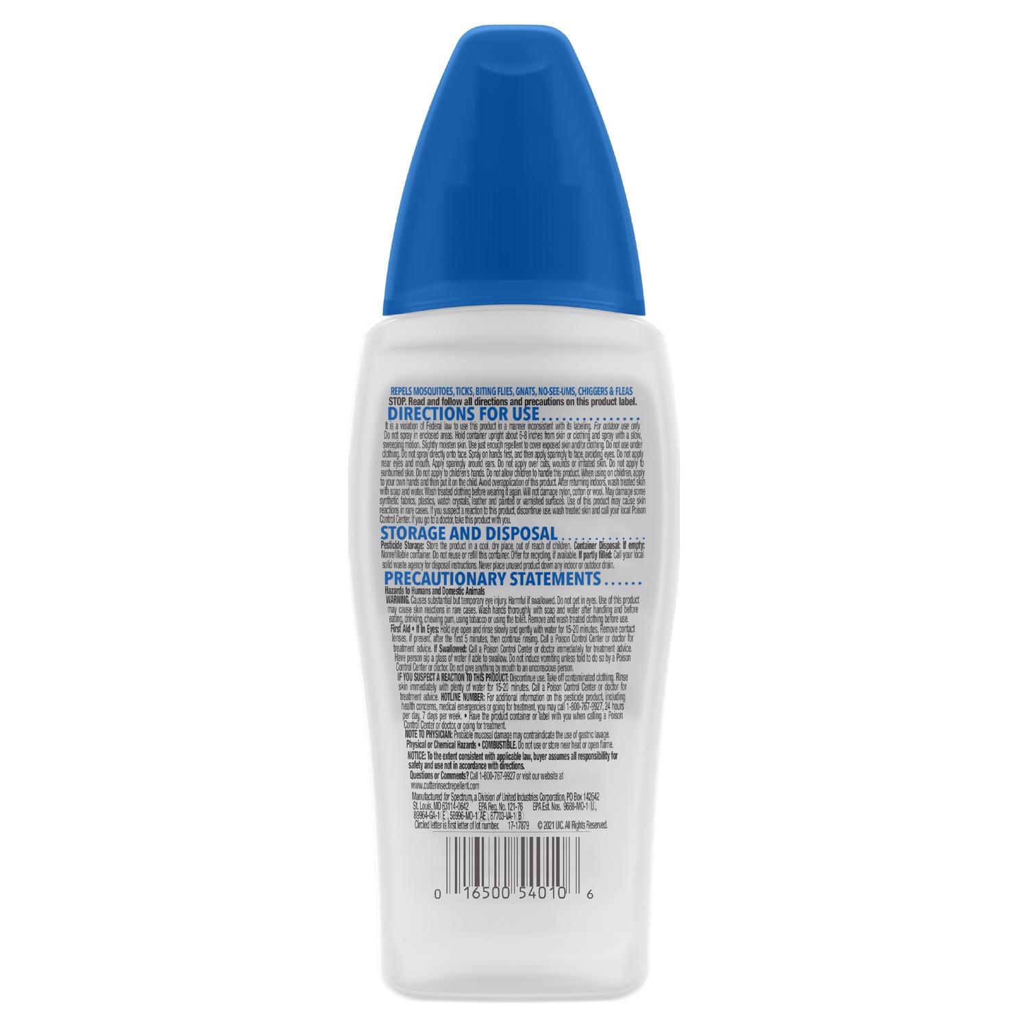  Cutter Skinsations Insect Repellent Liquid For Mosquitoes/Other Flying Insects 6 Oz