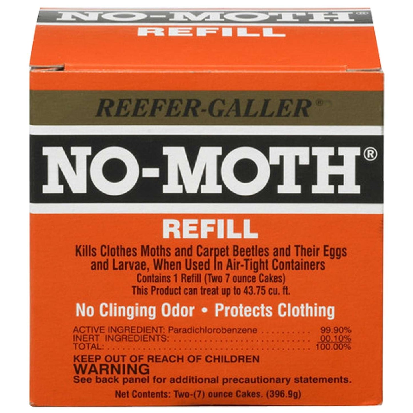  Reefer-Galler NO-MOTH Moth Balls 7 Oz