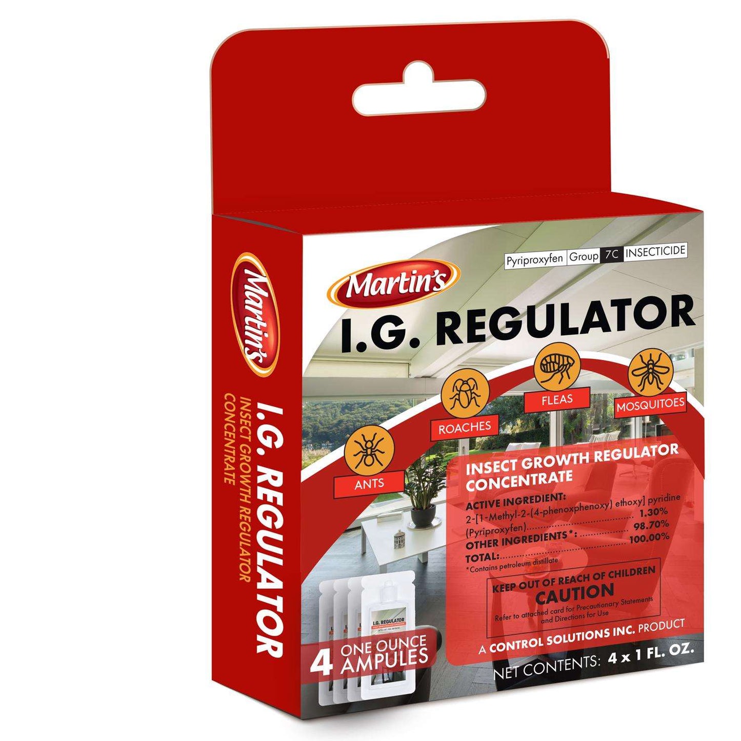  Martin's I.G. Regulator Insect Killer Liquid Concentrate 4 Oz