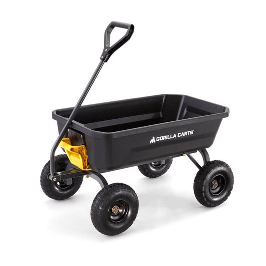  Gorilla Carts Poly Dump Cart 600 Lb. Cap.