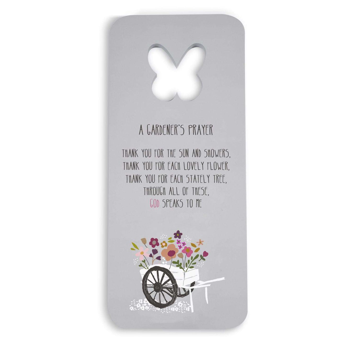  Pavilion Bless My Bloomers 7 In. W X 0.5 In. D Gray Kneeling Pad