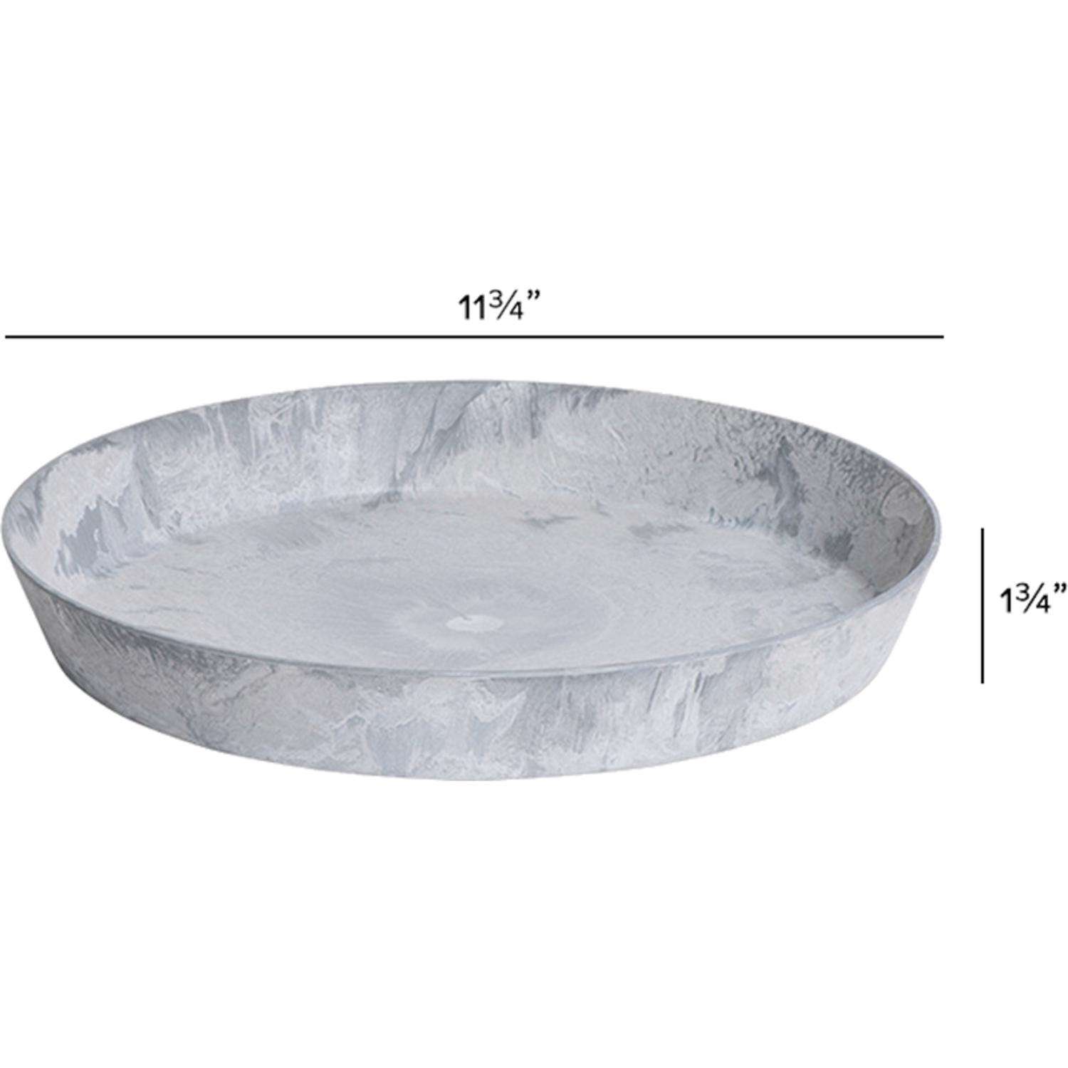  Novelty ArtStone 1.6 In. H X 11.6 In. W X 11.6 In. D X 11.6 In. D Resin Napa Tray Planter Gray