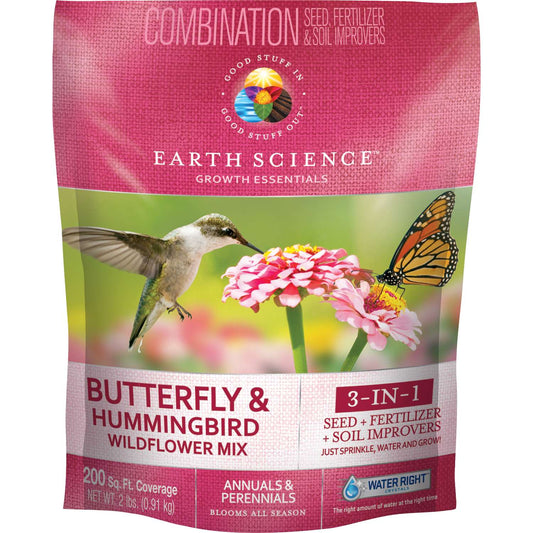  Earth Science Growth Essentials Full Sun Fertilizer, Seed & Soil Improver 2 Lb