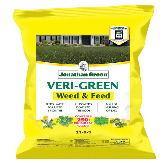  Jonathan Green Veri-Green Weed And Feed Weed & Feed Lawn Food For All Grasses 5000 Sq Ft