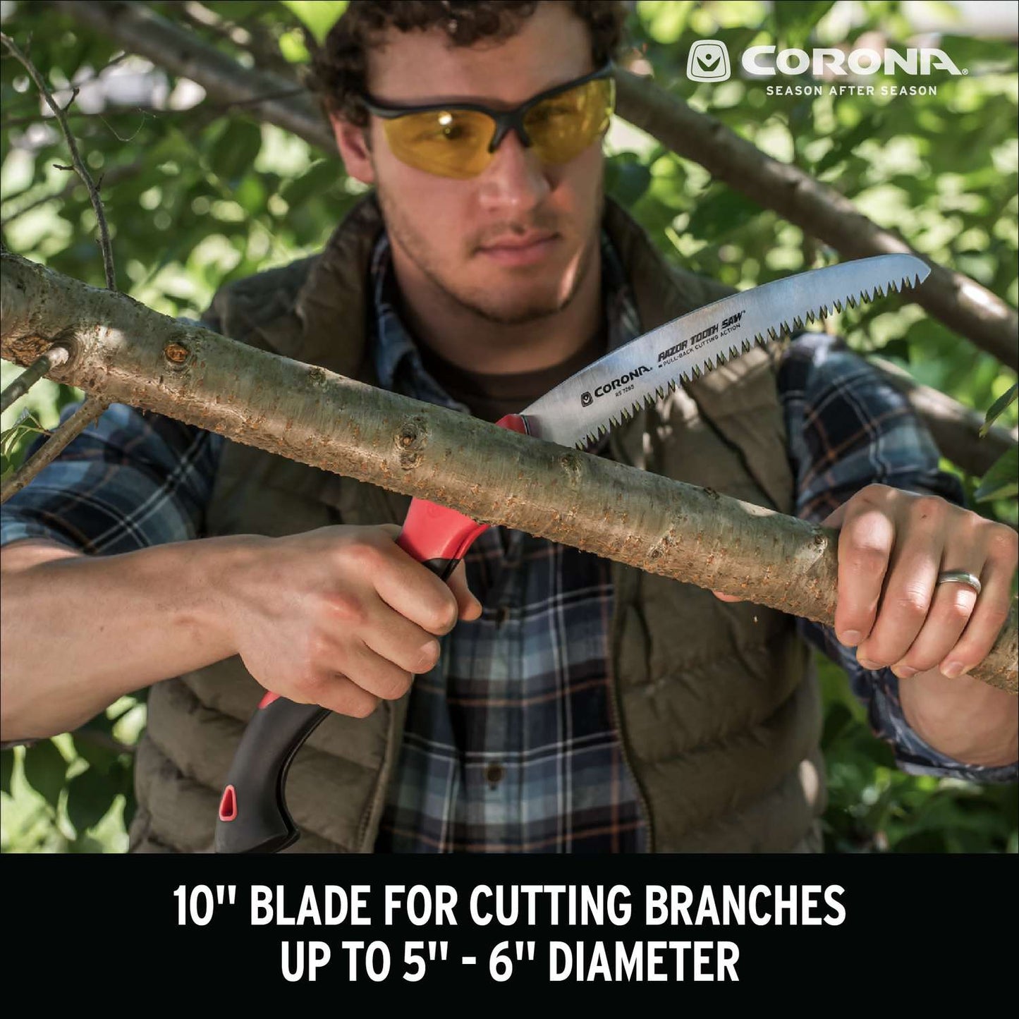  Corona 8.5 In. High Carbon Steel Serrated Folding Pruning Saw