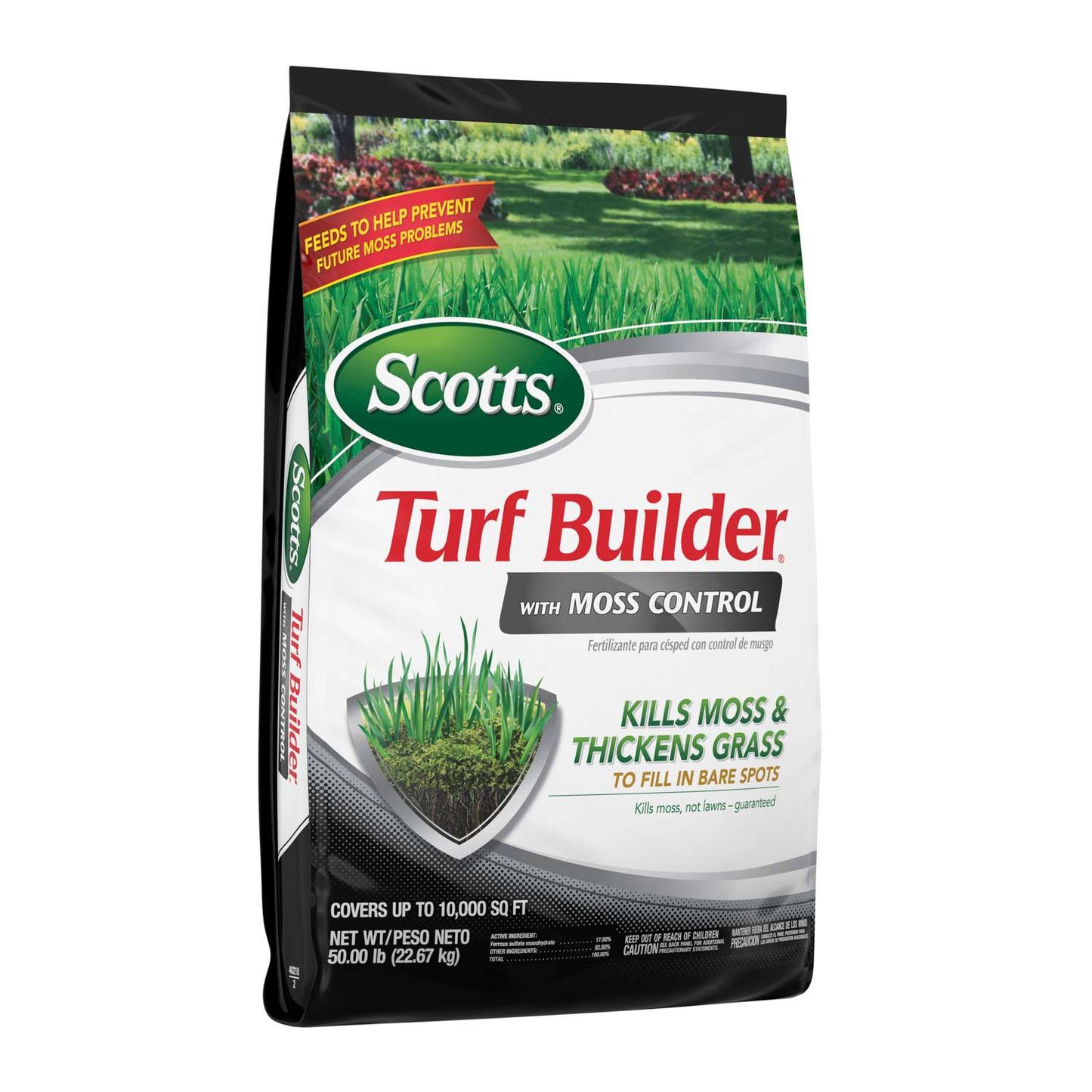  Scotts Turf Builder Moss And Fungus Control Lawn Fertilizer For All Grasses 10000 Sq Ft
