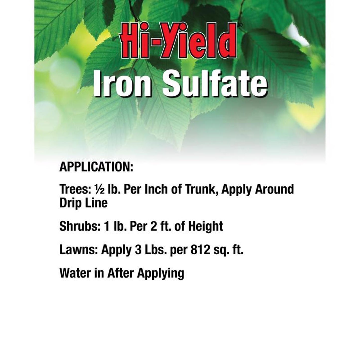  Hi-Yield Iron Sulfate 1000 Sq Ft 3.25 Lb