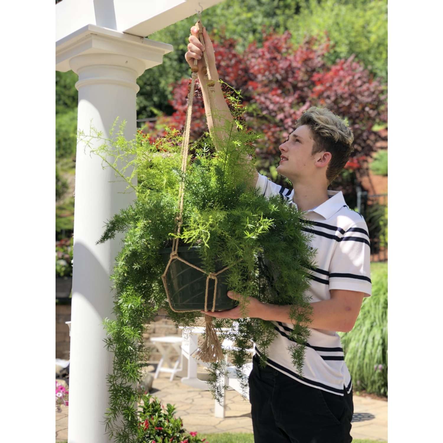  Primitive Planters Tan Jute 36 In. H Plant Hanger 1 Pk