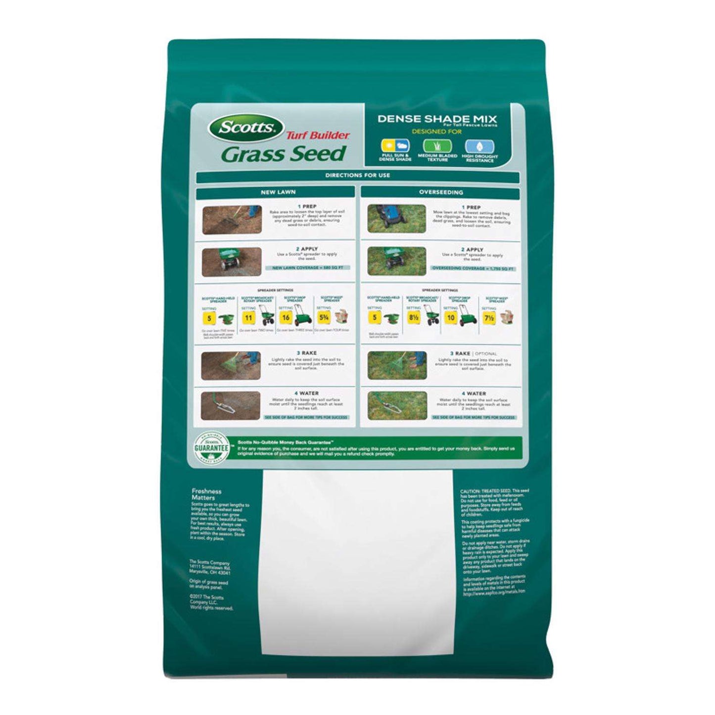  Scotts Turf Builder Tall Fescue Grass Dense Shade Grass Seed 7 Lb