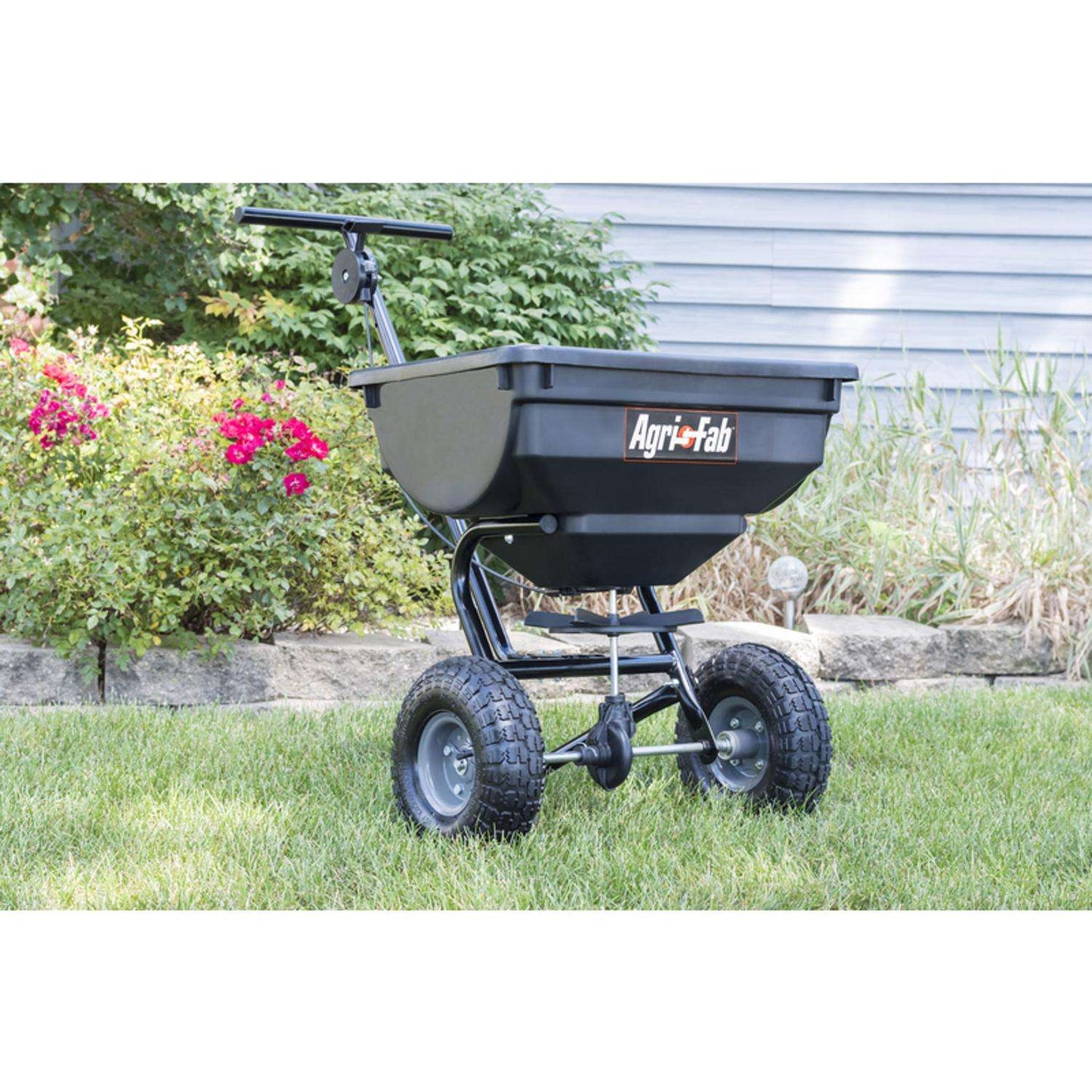  Agri-Fab 10 Ft. W Push Spreader For Fertilizer/Grass Seed/Ice Melt 85 Lb
