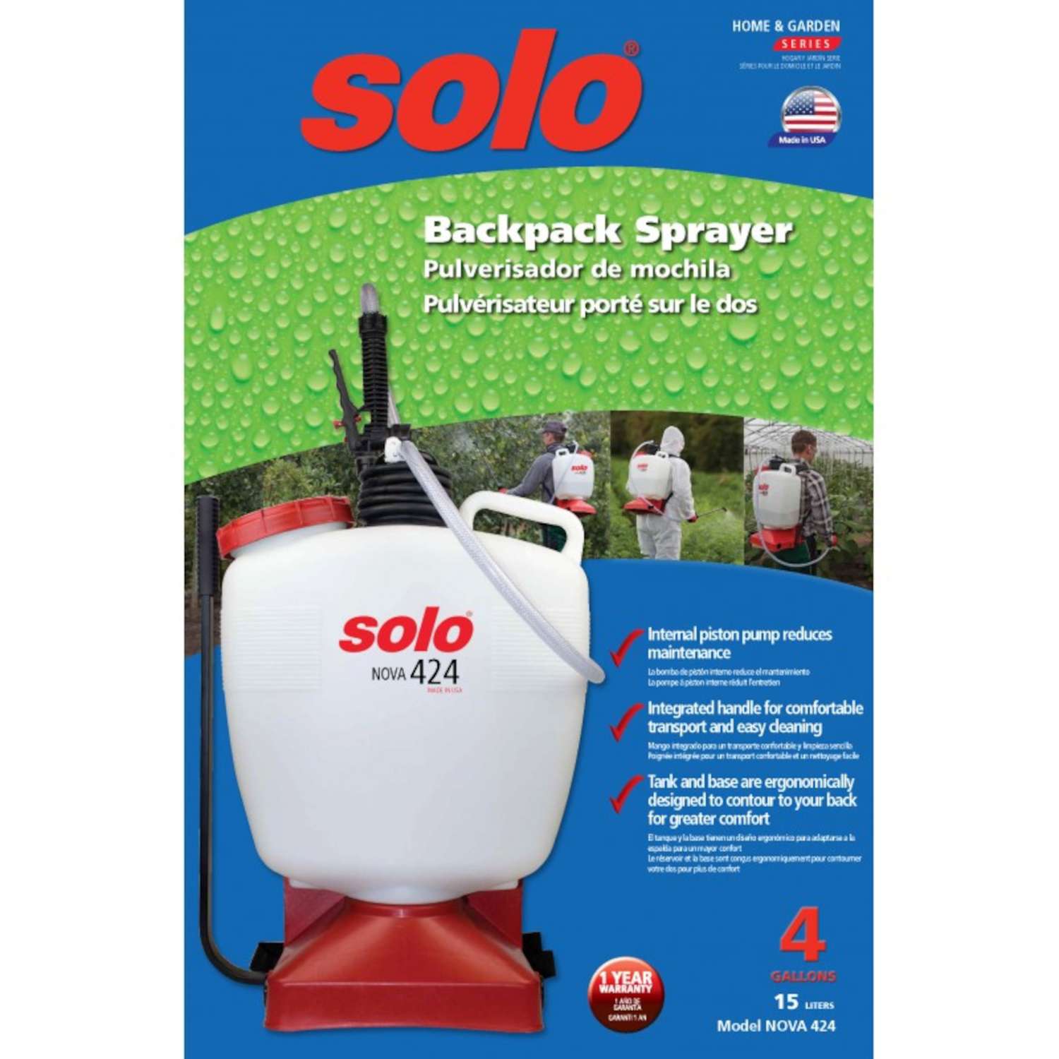  Solo 4.5 Gal Wand Backpack Sprayer