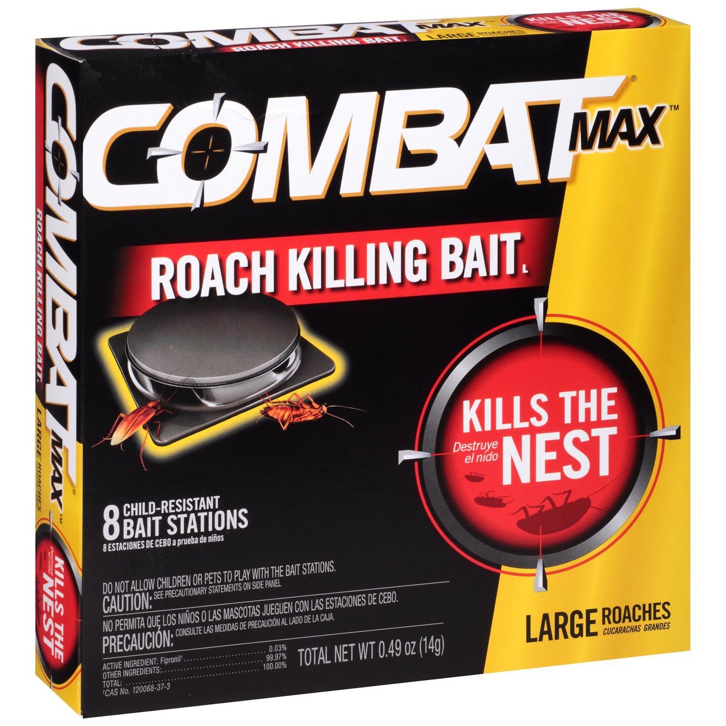  Combat Max Roach Bait Station 8 Pk