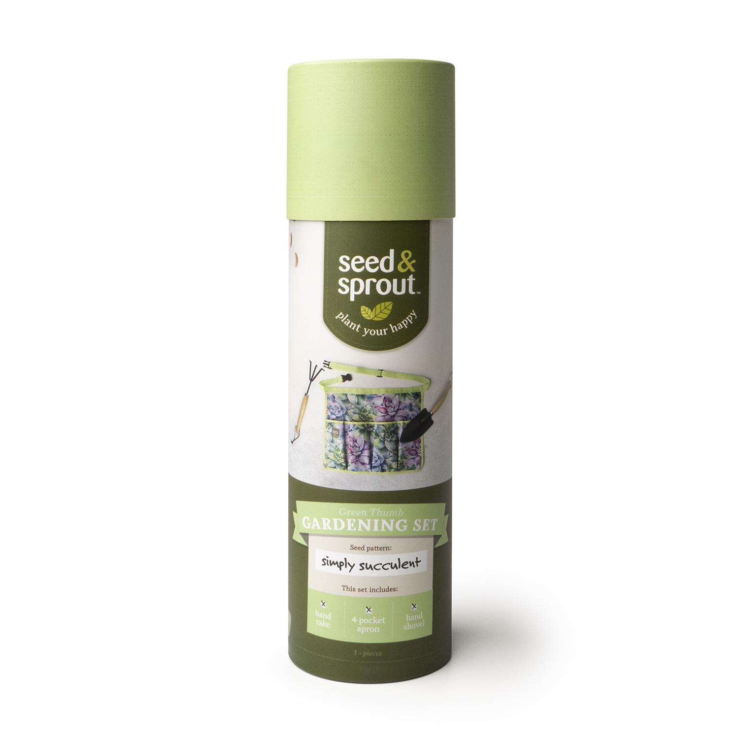  Seed & Sprout Simply Succulent Gardening Set