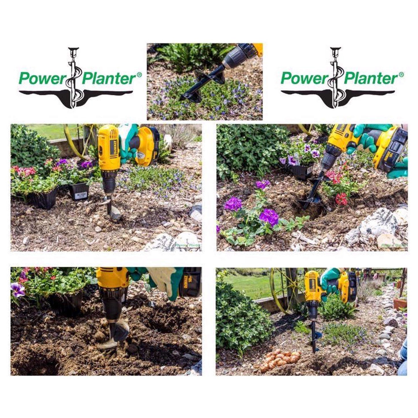  Power Planter 12 In. Steel Bulb Auger Drill Bit