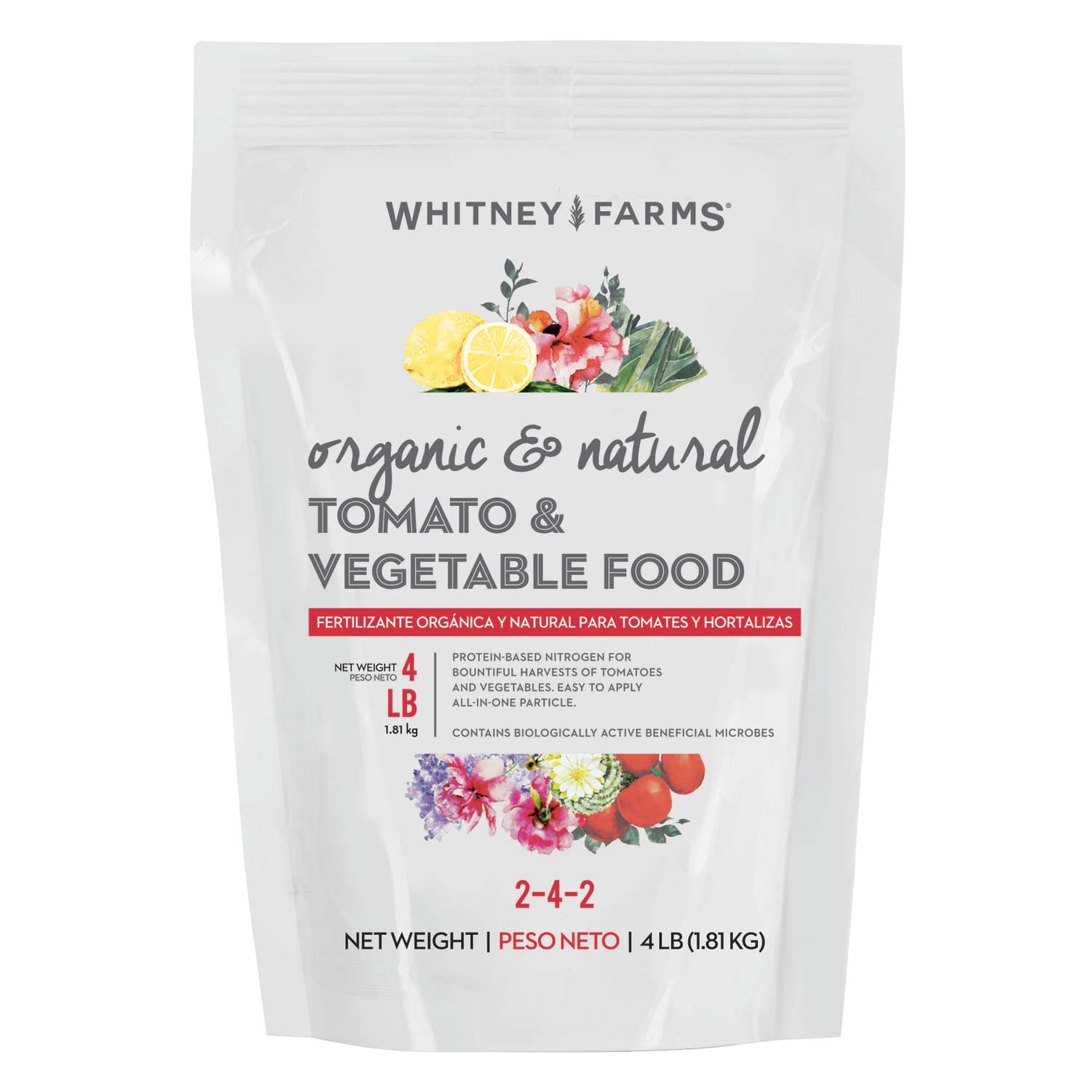  Whitney Farms Organic Granules Plant Food 4 Lb