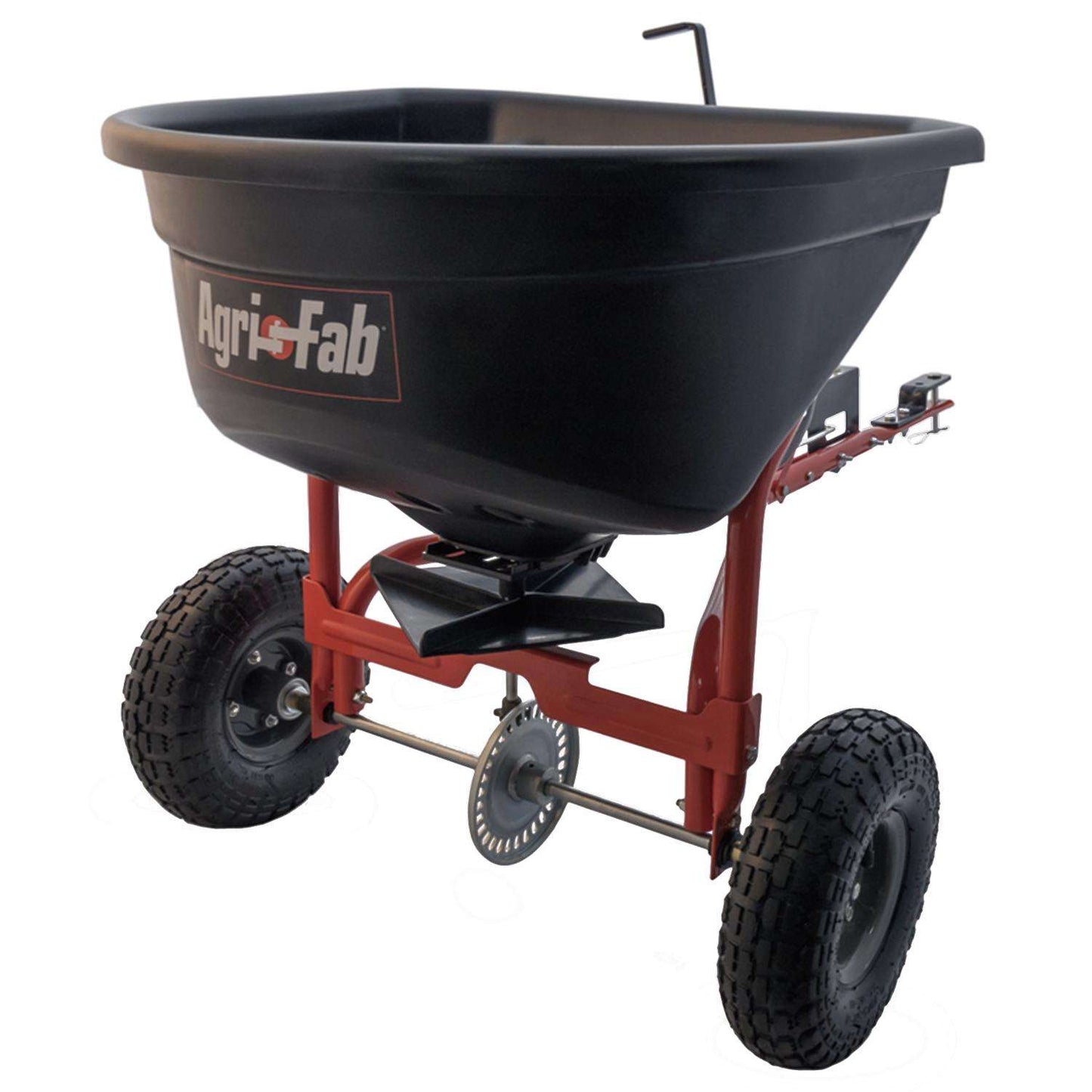  Agri-Fab 10 Ft. W Tow Behind Spreader For Fertilizer/Grass Seed/Ice Melt 110 Lb