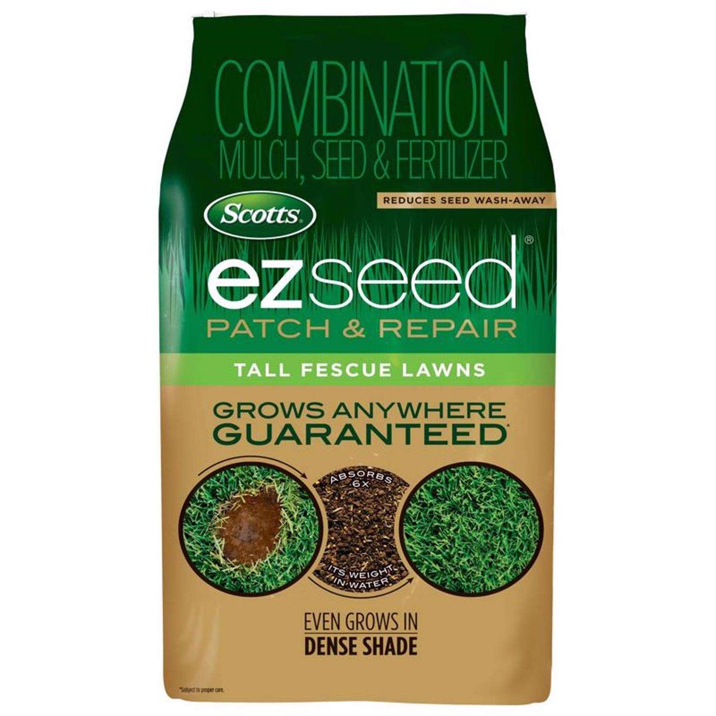  Scotts EZ Seed Tall Fescue Grass Sun Or Shade Grass Spot Repair Seed 20 Lb