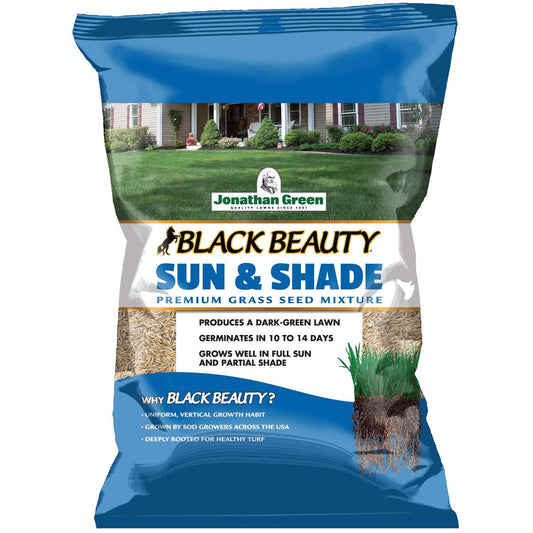 Jonathan Green Black Beauty Sun And Shade Mixed Partial Shade/Sun Grass Seed 15 Lb