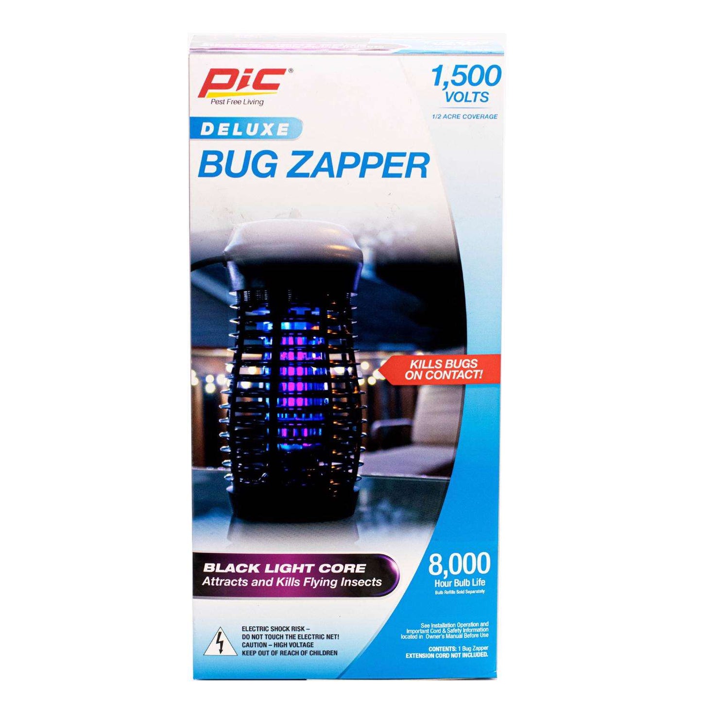  PIC Outdoor Insect Zapper 1/4 Acre 15 W
