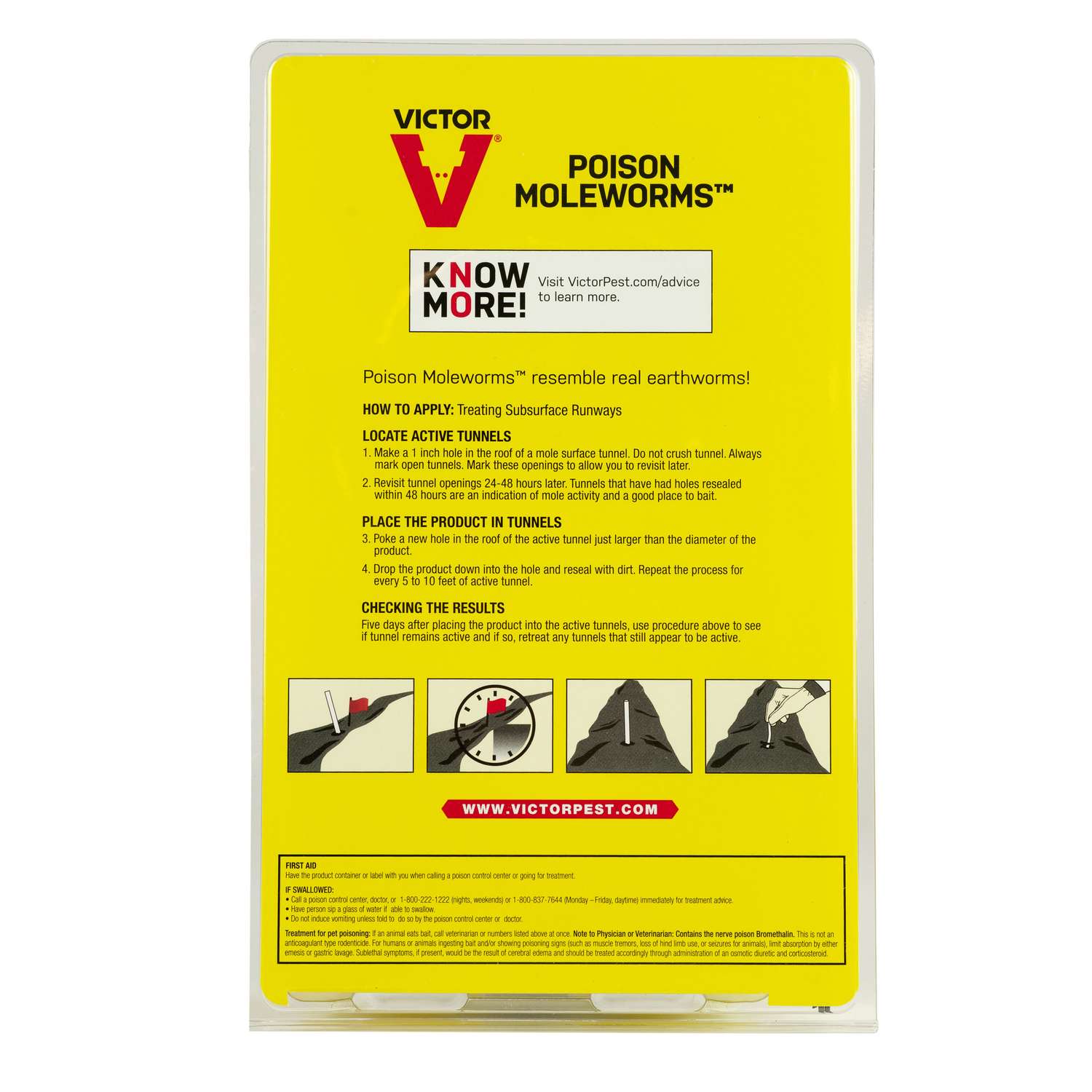  Victor Bait Worms For Gophers And Moles 10 Pk