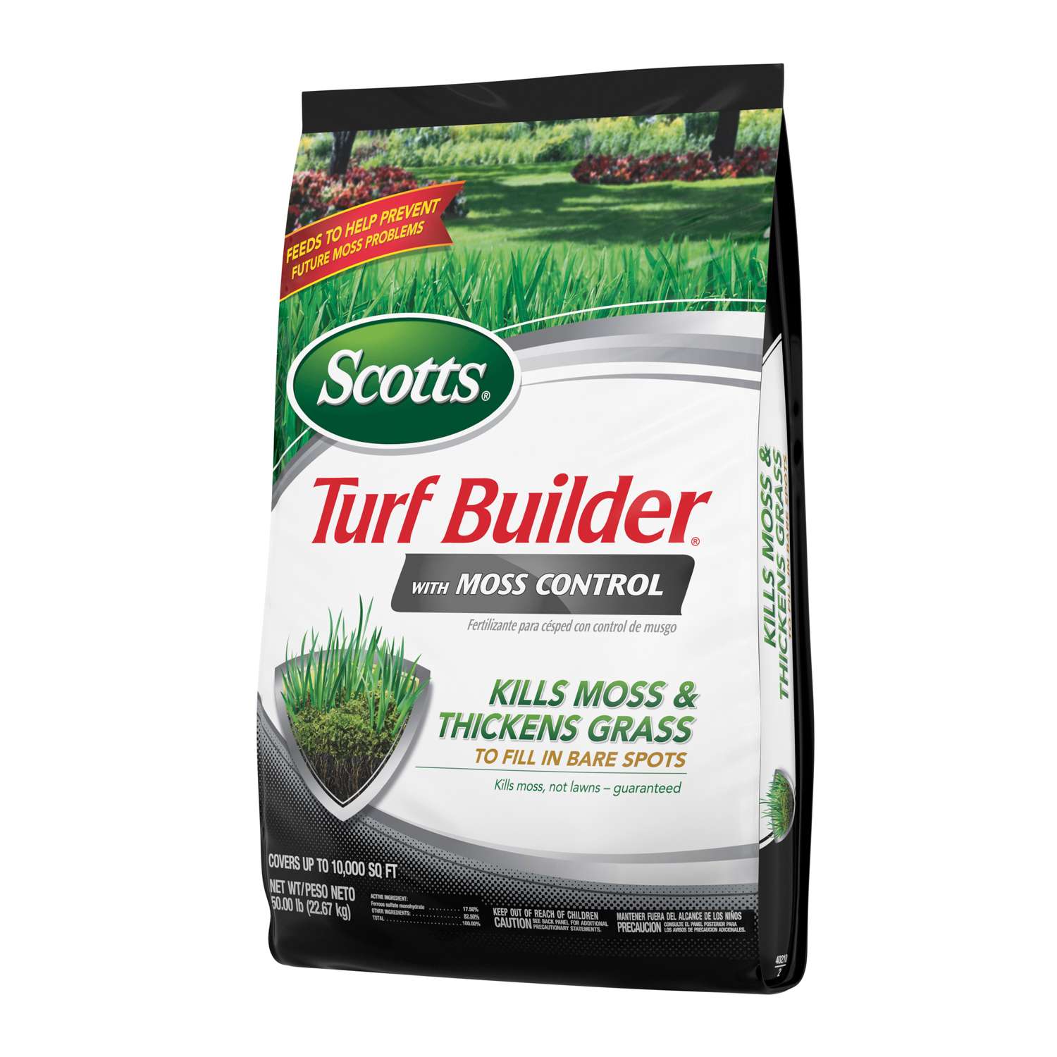  Scotts Turf Builder Moss And Fungus Control Lawn Fertilizer For All Grasses 10000 Sq Ft