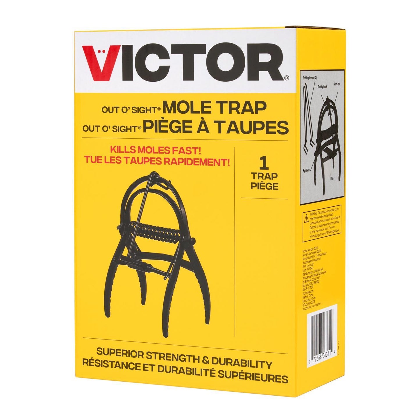  Victor Out O Sight Medium Pincher Animal Trap For Moles 1 Pk