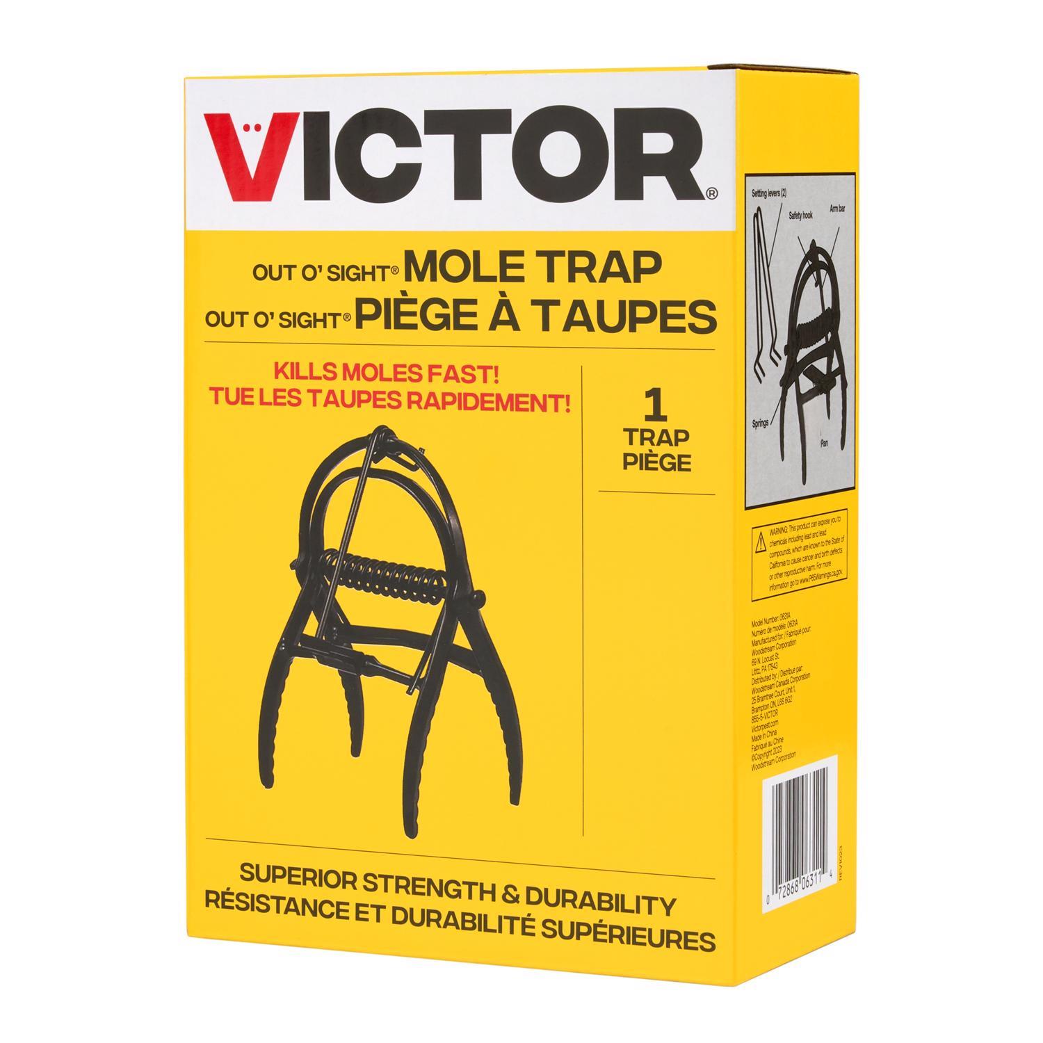  Victor Out O Sight Medium Pincher Animal Trap For Moles 1 Pk