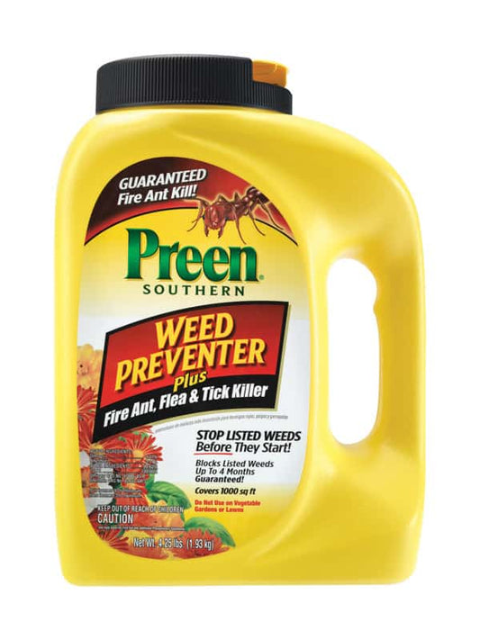  Preen Southern Weed And Insect Weed Preventer Granules 4.25 Lb