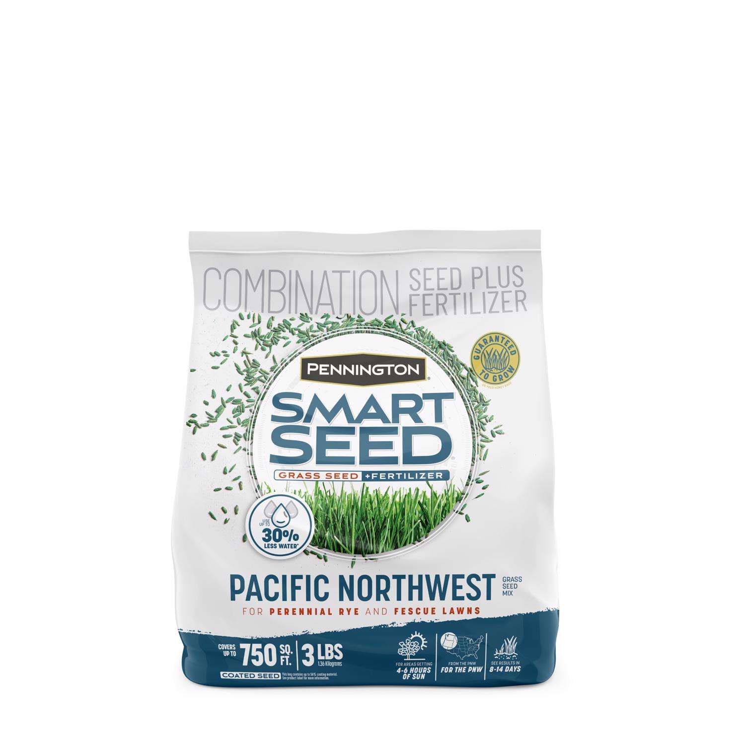  Pennington Smart Seed Mixed Sun Or Shade Grass Seed And Fertilizer 3 Lb