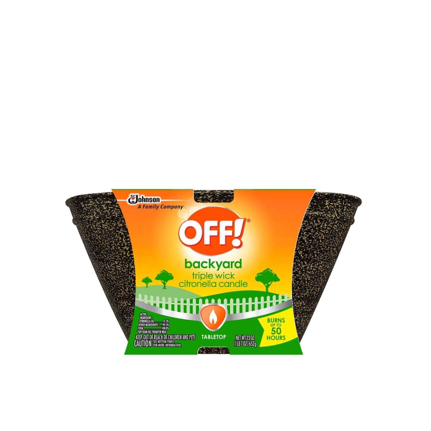  OFF! Citronella Candle Solid For Flying Insects 23 Oz