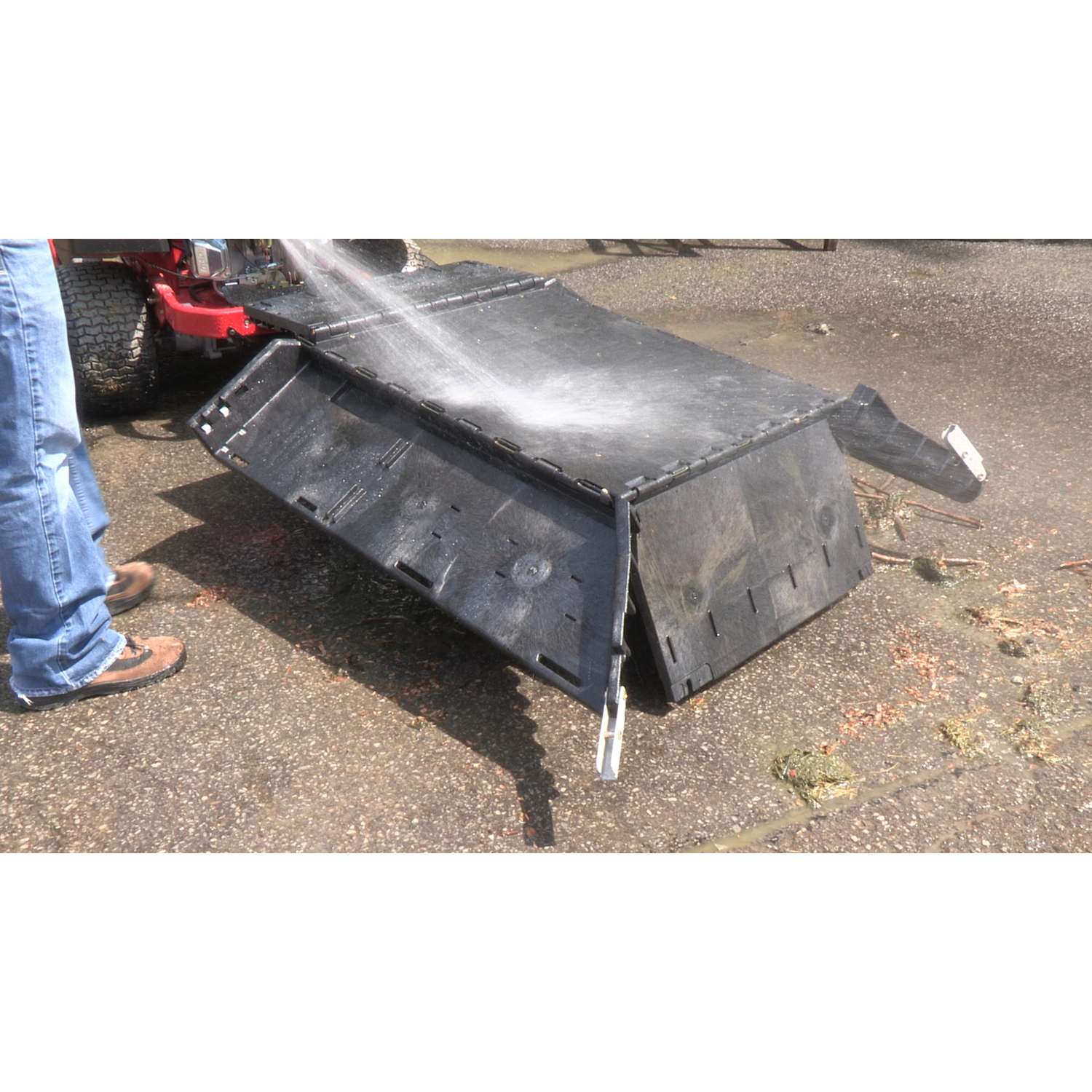  EZ Stow Poly Dump Cart 800 Lb. Cap.