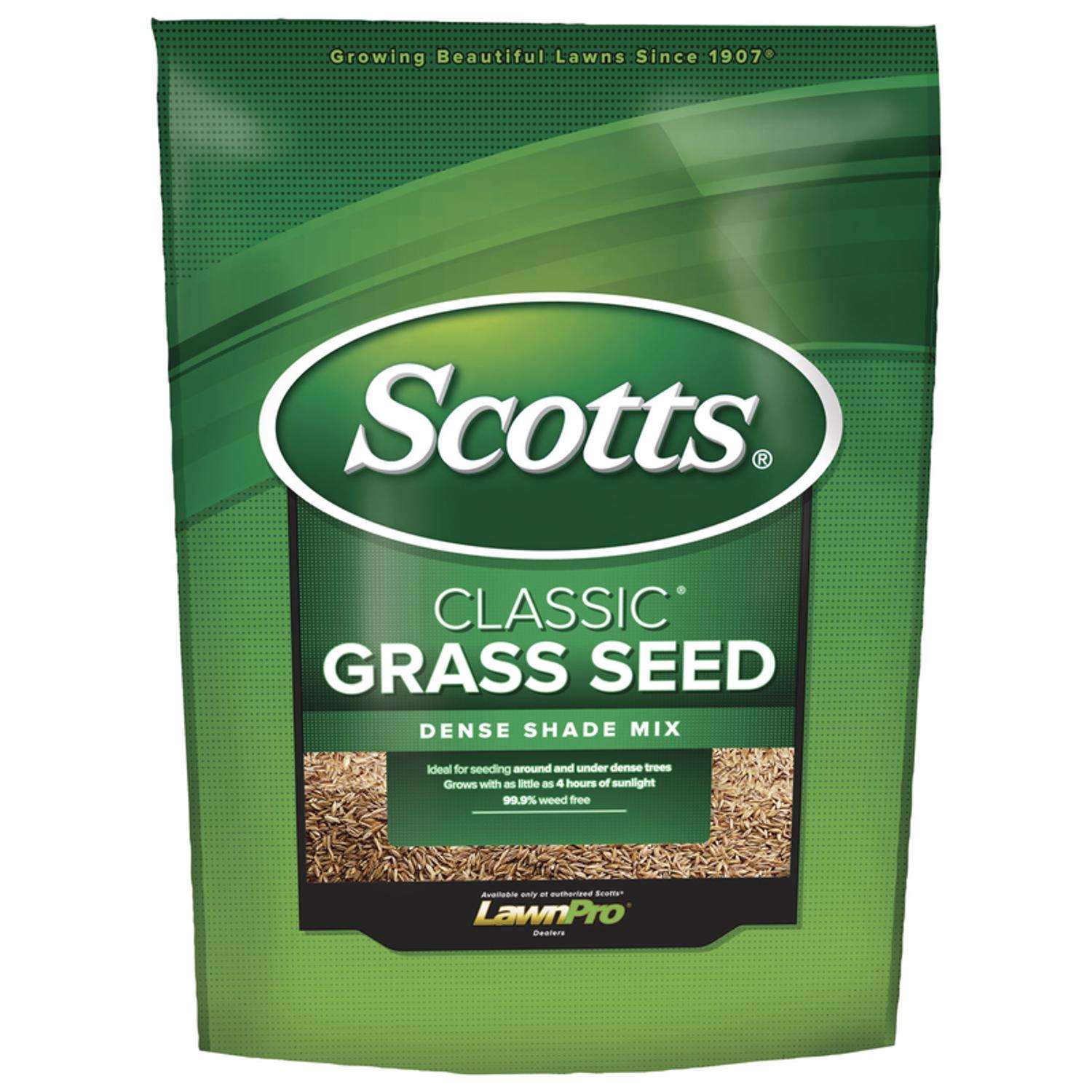  Scotts Classic Mixed Dense Shade Grass Seed 3 Lb