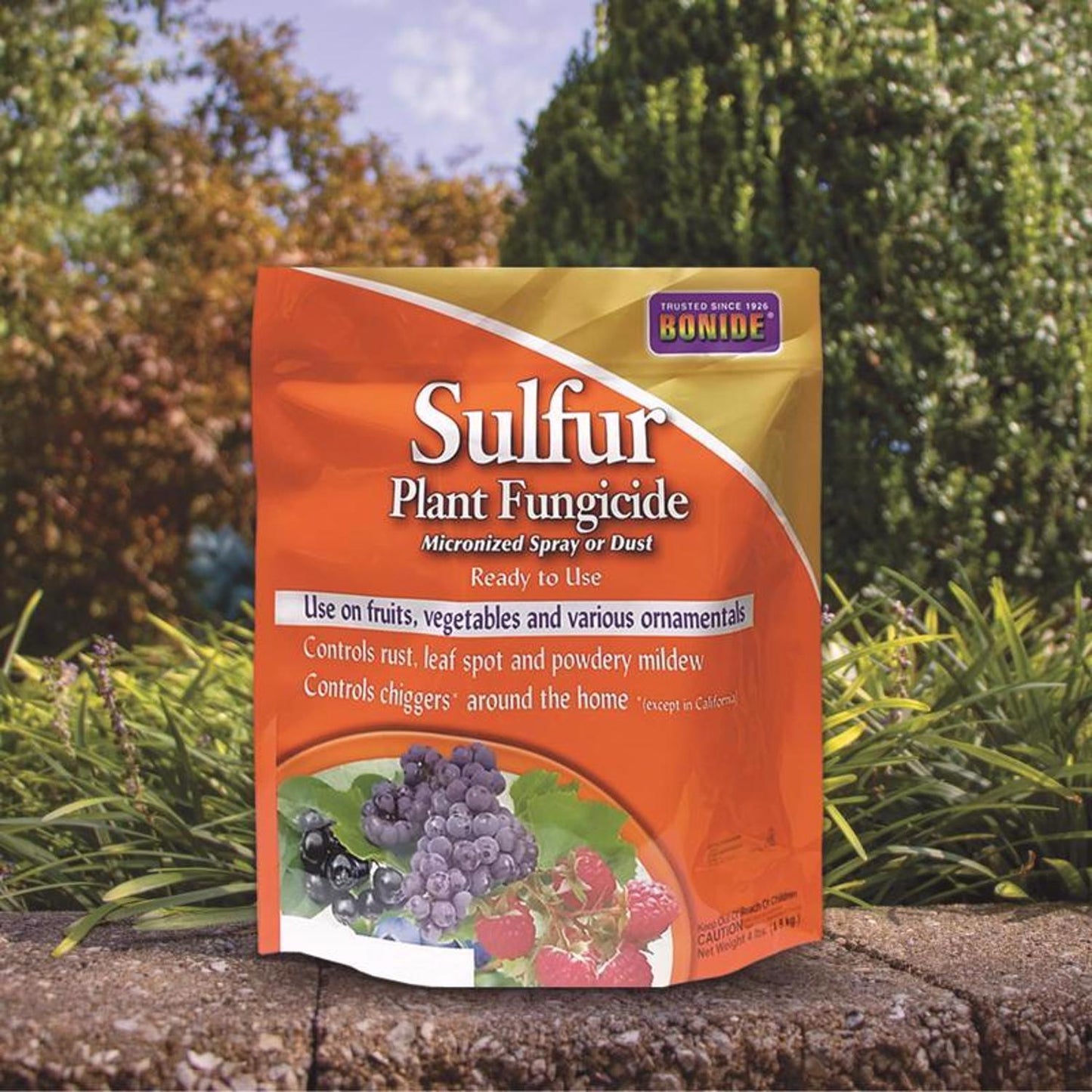  Bonide Sulfur Organic Concentrated Dust Fungicide 4 Lb