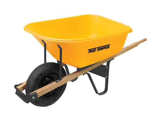  True Temper Poly Wheelbarrow 6 Cu Ft