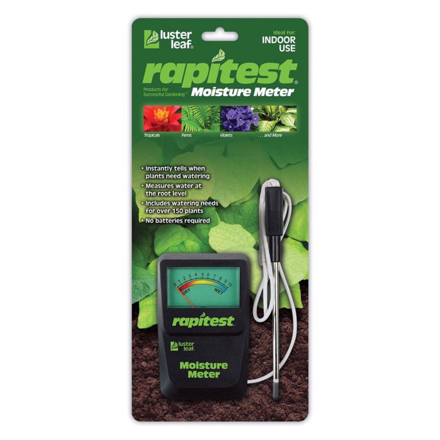  Luster Leaf Analog Moisture Meter 1 Pk