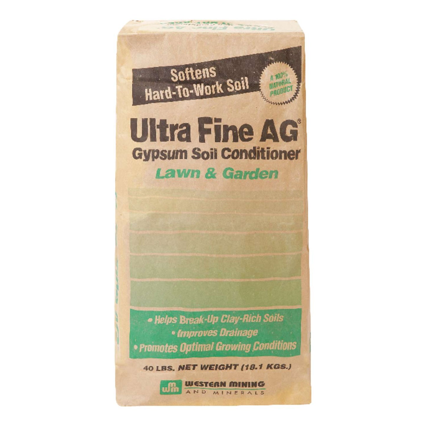  Western Mining And Minerals Organic Lawn And Garden Gypsum 40 Lb