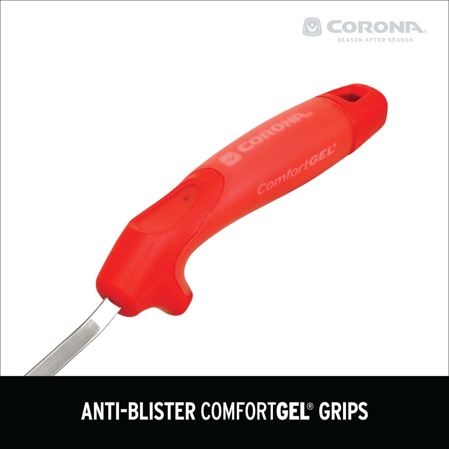  Corona ComfortGEL 3 Tine Stainless Steel Hand Cultivator 7 In. Rubber Handle