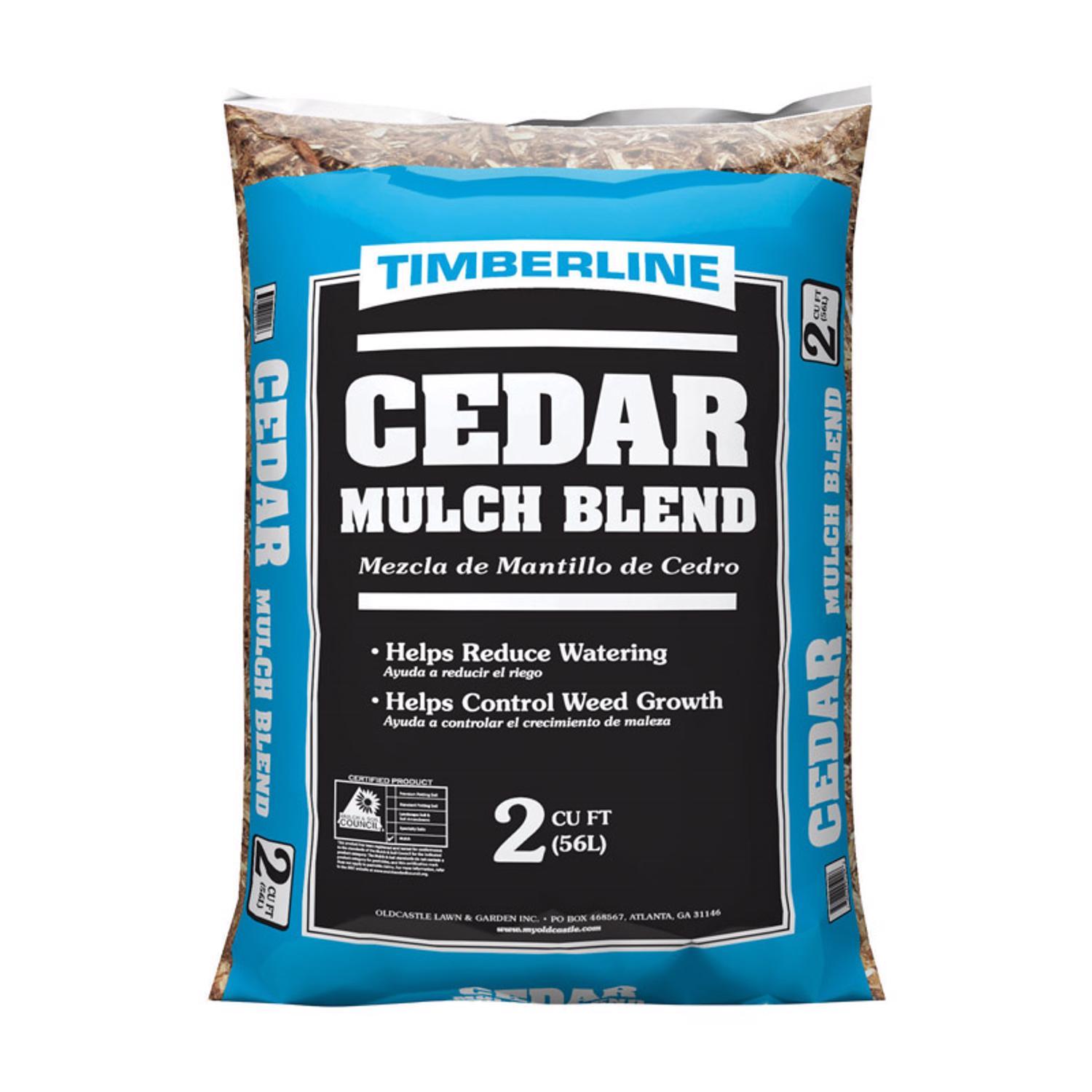  Timberline Brown Cedar Mulch 2 Cu Ft