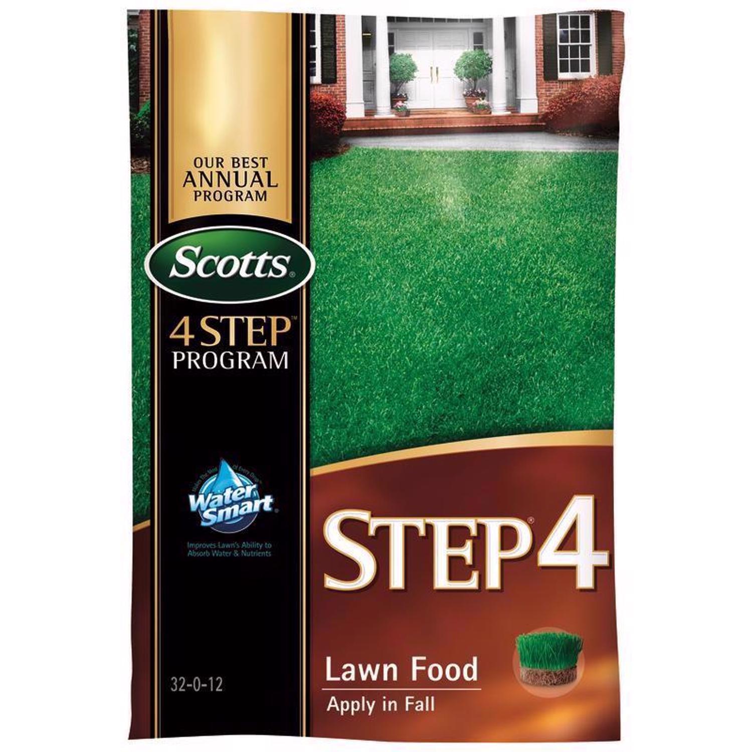  Scotts Step 4 Fall Lawn Food For All Grasses 5000 Sq Ft